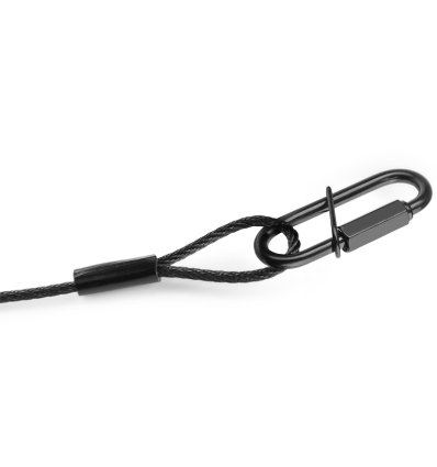 BEAMZ 853.316 SAF35 CABLE DE SEGURIDAD 35CM X 3MM 30KG NEGRA