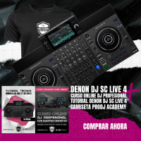 DENON DJ SC LIVE 4  + TUTORIAL + CURSO DJ + CAMISETA