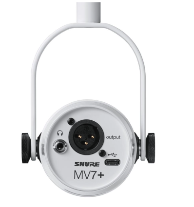 SHURE MV7+ WHITE