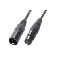 PD CONNEX 176.025 CX35-6 MACHO XLR- HEMBRA XLR, NEGRO, 6M