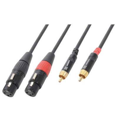 PD CONNEX 176.693 CX68-3 2X HEMBRA XLR - 2X MACHO RCA 3M