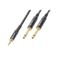 PD CONNEX 177.133 CX86-3 CABLE JACK 3.5 STEREO 2X JACK 6.3 MONO 3M