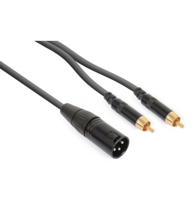 PD CONNEX 177.159 CX58-3 CABLE XLR MACHO - 2X RCA MACHO 3M