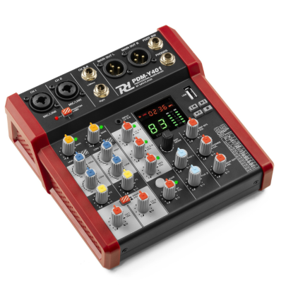 POWER DYNAMICS 172.653 PDM-Y401 MEZCLADOR DE ESTUDIO 4-CH