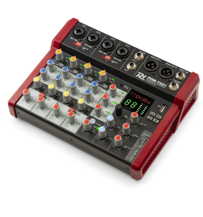 POWER DYNAMICS 172.655 PDM-Y601 MEZCLADOR DE ESTUDIO 6-CH