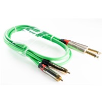 WELX RT - CABLE DOBLE RCA A DOBLE JACK 1.5 METROS