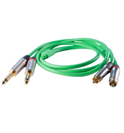WELX RT - CABLE DOBLE RCA A DOBLE JACK 1.5 METROS