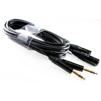 WELX CTM BALANCED - CABLE DOBLE XLR MACHO A DOBLE JACK 3 METROS