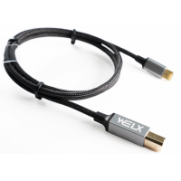 WELX R4 USB C / USB B - CABLE 1.5 METROS