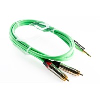 WELX RX - CABLE MINI JACK A DOBLE RCA 1.5 METROS