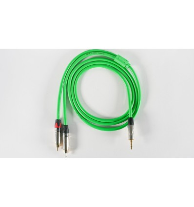 WELX RX - CABLE MINI JACK A DOBLE RCA 1.5 METROS