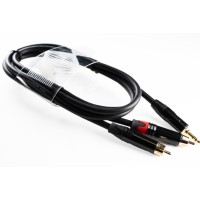 WELX BLACKWAVES RX - CABLE MINI JACK A DOBLE RCA 1.5 METROS