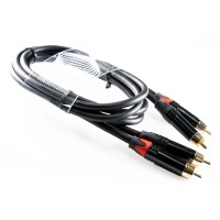 WELX BLACKWAVES RR BLACK - CABLE DOBLE RCA A DOBLE RCA 1 METRO