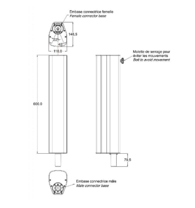 AUDIOPHONY ILINESPACE60 SOPORTE DE SUELO APILABLE ILINE83B