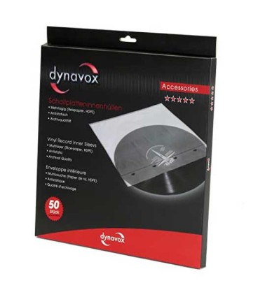 Comprar DYNAVOX ACCESORIOS FUNDA VINILOS 33T 50 PIEZAS - 12.90 €