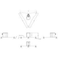 AUDIOPHONY ILINEBASE-W BASE DE SUELO BLANCO PARA ILINE-83B