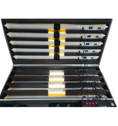 AFX SPECTRA-TUBES-FC 10 TUBOS LED IP65 RGBW RECARGABLES