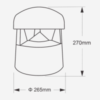 AUDIOPHONY PARK30-8019 ALTAVOZ PARA EXTERIOR MARRON IP66 AUDIOPHONY PARK30-8019 ALTAVOZ PARA EXTERIOR MARRON IP66