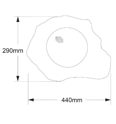 Comprar AUDIOPHONY STONE60 ALTAVOZ PIEDRA GRANITO IP66 60W 100V