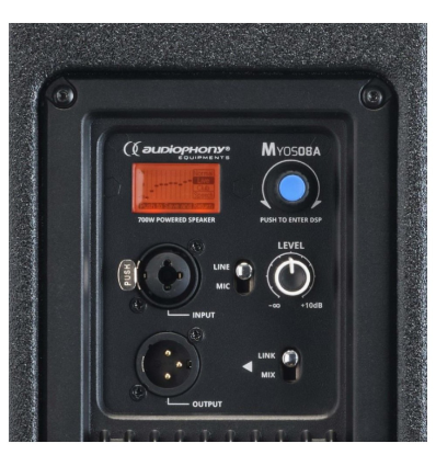 Comprar AUDIOPHONY MYOS08A ALTAVOZ ACTIVO 8" 700W DSP