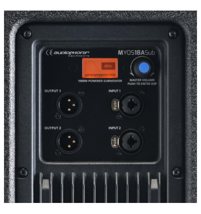 Comprar AUDIOPHONY MYOS18A SUB SUBWOOFER ACTIVO 18" 1000W DSP