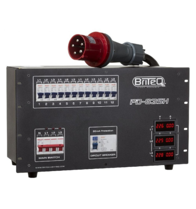 ≫ Comprar BRITEQ PD-63SH DISTRIBUIDOR CORRIENTE 63A | Profesional DJ