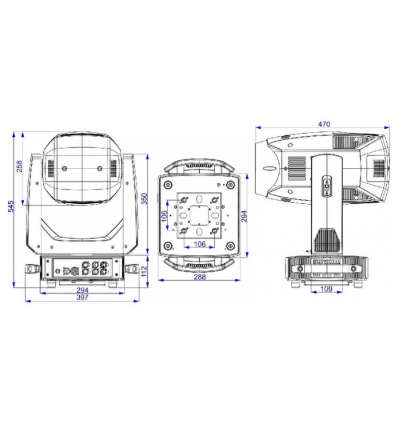Comprar BRITEQ BTX-SUPREME CABEZA MOVIL BEAM + SPOT + WASH