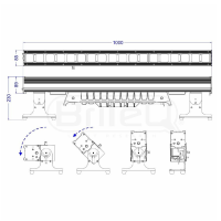 Comprar BRITEQ BTI-BEAMBAR18 BARRA DE MAPEO DE PIXEL