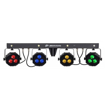 JB SYSTEMS LIVESET2 BARRA 4 PROYECTORES RGB + 4 LEDS STROBO