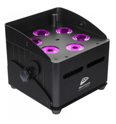 JB SYSTEMS ACCU-COMPACT FOCO LED CON BATERIA 6X10W RGBWA