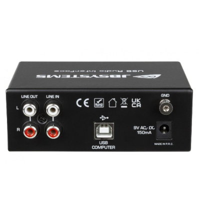 Comprar JB SYSTEMS PREAMPLIFICADOR USB AUDIO INTERFACE