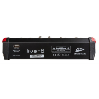 ≫ Comprar JB SYSTEMS LIVE-6 MEZCLADOR 6 ENTRADAS Y 4 CANALES