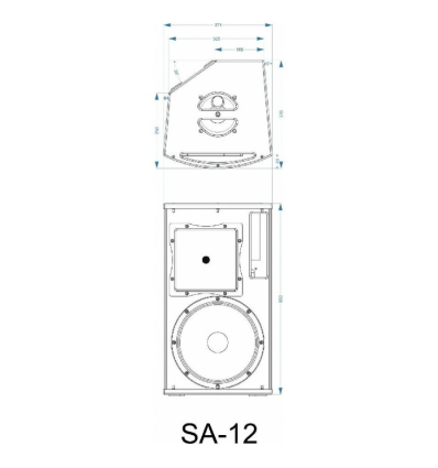 ≫ Comprar SYNQ SA-12 ALTAVOZ 12" ACTIVO DSP 650W | Profesional DJ®