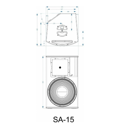 ≫ Comprar SYNQ SA-15 ALTAVOZ 15" ACTIVO DSP 650W | Profesional DJ®