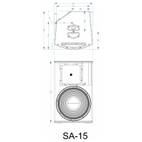 ≫ Comprar SYNQ SA-15 ALTAVOZ 15" ACTIVO DSP 650W | Profesional DJ®