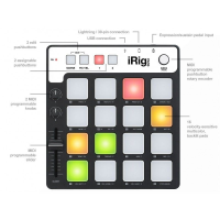 ≫ Comprar IK MULTIMEDIA IRIG PADS - 143 € | Profesional DJ®