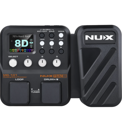 NUX MG-101 Multiefectos Guitarra Eléctrica | Looper y Caja de Ritmos