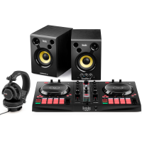 Hercules DJ Essentials Kit - Controladora, Monitores y Auriculares