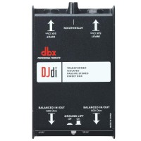 DBX DJDI | Caja de Inyección Pasiva de 2 Canales para Audio Limpio