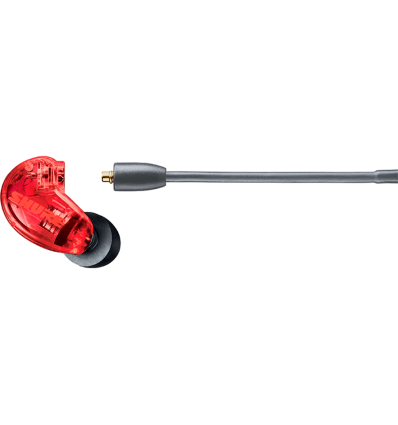 Shure SE215 Red - Auriculares in-ear con aislamiento de sonido