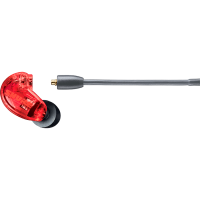 Shure SE215 Red - Auriculares in-ear con aislamiento de sonido