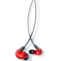 Shure SE215 Red - Auriculares in-ear con aislamiento de sonido