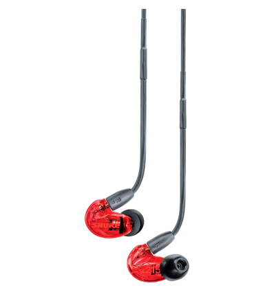 Shure SE215 Red - Auriculares in-ear con aislamiento de sonido