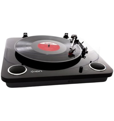 ION Audio Max LP Negro | Tocadiscos con altavoces y USB