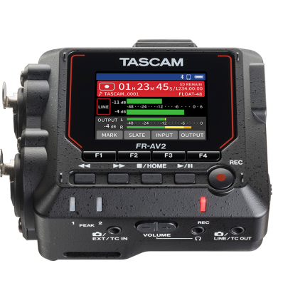 TASCAM FR-AV2 grabadora compacta de campo 32-bit float