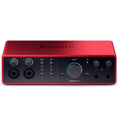 Focusrite Scarlett 16i16 4th Gen – Interfaz de audio profesional USB-C