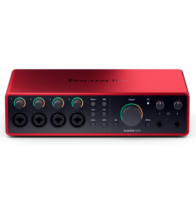 Focusrite Scarlett 18i16 4th Gen - Interfaz de audio USB de 18 entrada