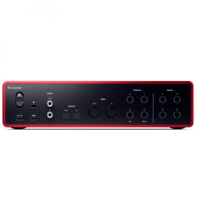 Focusrite Scarlett 18i16 4th Gen - Interfaz de audio USB de 18 entrada