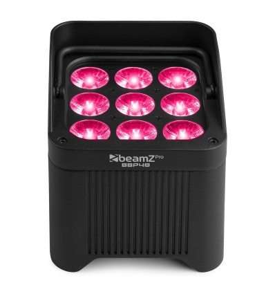 BeamZ Pro BBP48 Uplight LED 9x12W batería IP65 - Para exterior