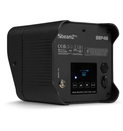 BeamZ Pro BBP48 Uplight LED 9x12W batería IP65 - Para exterior